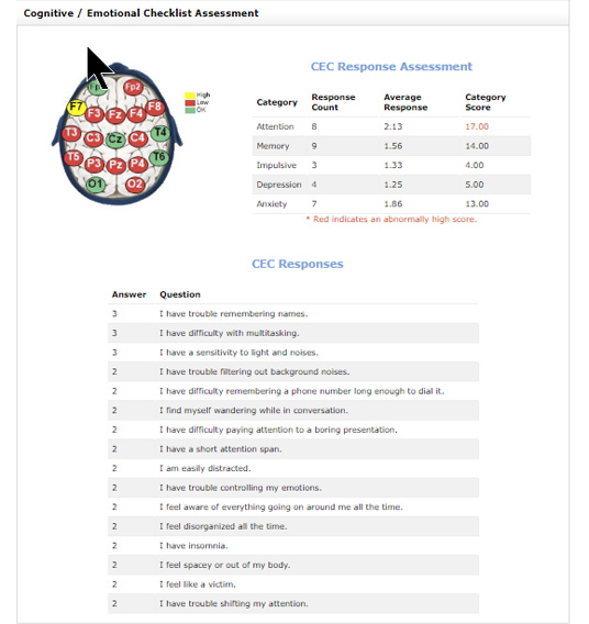 capital district new york neurofeedback with dr cale monitor results regular assessment